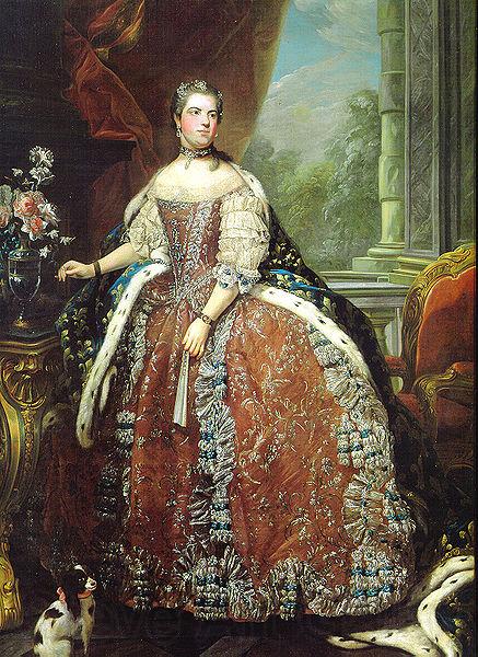Louis Michel van Loo Portrait of Louise Elisabeth of France Norge oil painting art